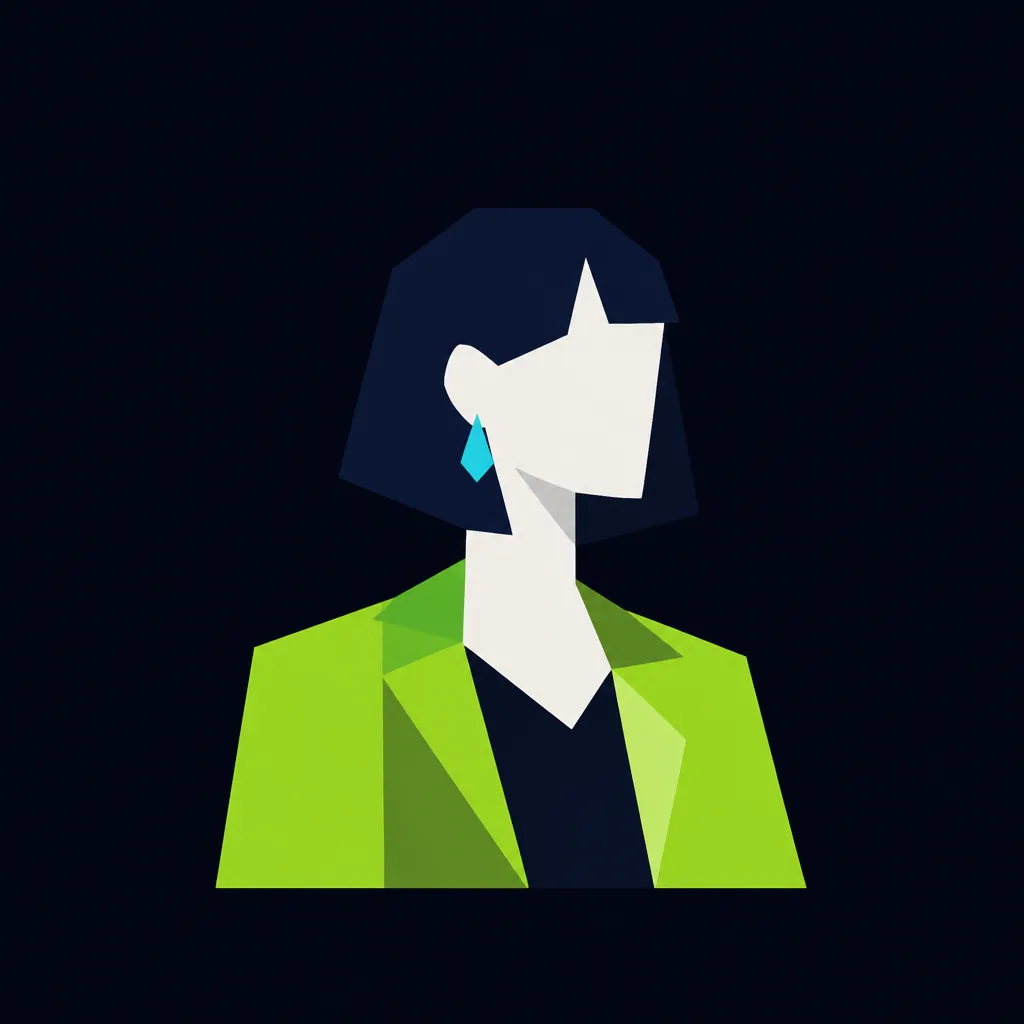 Illustrated flat-geometric avatar for Valentina Duarte